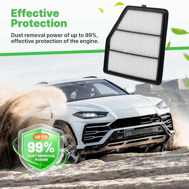 RVgolf Store Engine+Cabin Air Filters Fit for 2019 2020 2021 2022 2023 2024 2025 2026 Nissan Altima 2.5L ONLY Engine Air Filter for My Car Replacement Accessories 272775NA1A CA12551 - Image 3